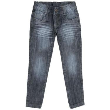 Imagem de Calça Juvenil Look Jeans Skinny Jeans - UNICA - 16, 16, Azul