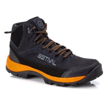 Imagem de Bota De Segurança Adventure Em Couro Nobuck Estival - AD9000, Preto, 4