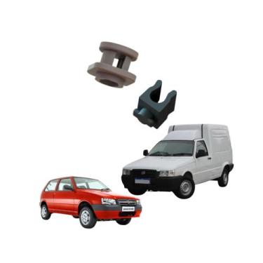 Imagem de Grampo Kit de Sustentação da Vareta do Capô 1 Grampo Ponta Vareta e 1 