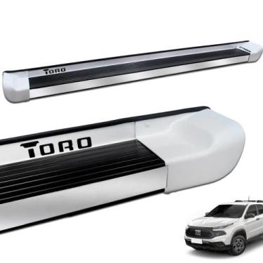 Imagem de Estribo Lateral Fiat Toro 2016 a 2021 Branco Ambiente Personalizado - 