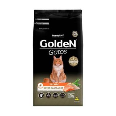 Imagem de Ração Golden Gatos Castrados Salmão -  1 Kg - Premier