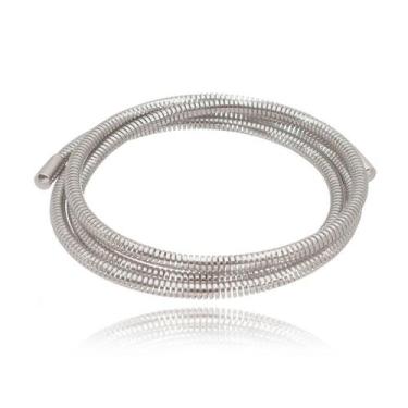 Imagem de Bracelete texturizada. - usejosephina, Prata