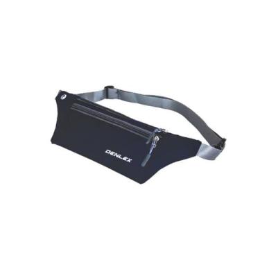 Imagem de Pochete fitness slim corrida academia doleira celular - DENLEX, Preto