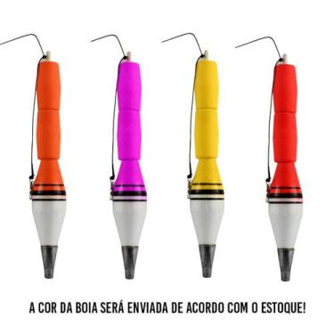 Imagem de Boia De Arremesso Para Pesca N10 Cor Sortid 65g - Bóias Barão
