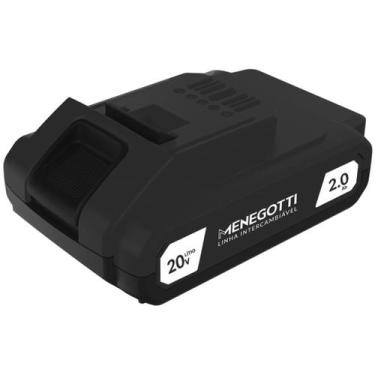 Imagem de Bateria 20V 2,0Ah Intercambiável MBI20 Recarregável - MENEGOTTI