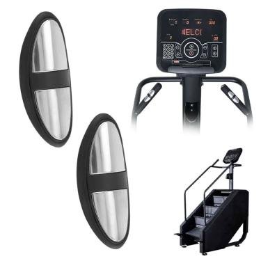 Imagem de Sensor Hand Grip Medidor Cardíaco Universal para Esteira Bicicleta e Simulador de Escada Preto Economia Solar
