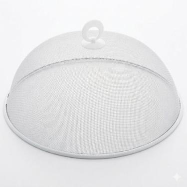 Imagem de Protetor De Alimentos Metal Telado 30x11cm Cobre Bolo Cupula - ART E M