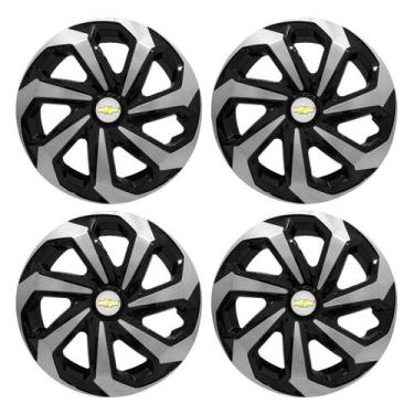Imagem de Jogo Calota Esportiva Aro 13 Spider Black/Silver GM Corsa Celta Classi