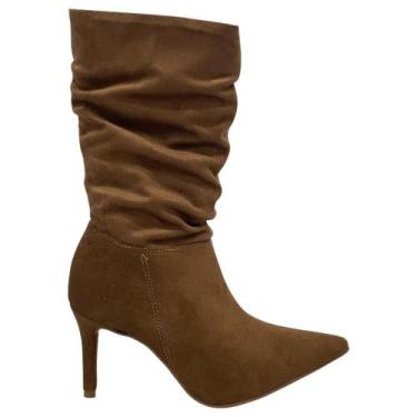 Imagem de Bota vizzano ref:3112101 fem.camurca strech col/26/04, Camel, 36