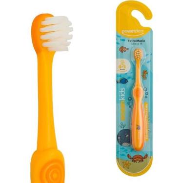 Imagem de Escova de Dentes Powerdent Ocean Kids 0-3 Anos Cerdas Ultra Macias Azu