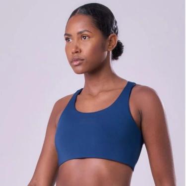 Imagem de Top de Corrida Run Stamina Nadador Feminino Authen, azul peonia, P