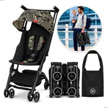 Imagem de Carrinho de Bebê Gb Pockit All Terrain Desert Night Com Bolsa de Trans