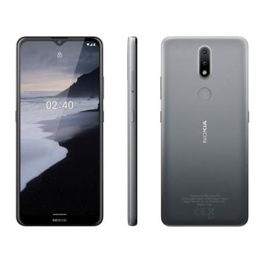 Imagem de Smartphone Nokia 2.4 64GB Cinza 4G 3GB RAM 6,5 Câm. Dupla + Selfie 5MP