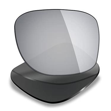 Imagem de Mryok Lentes de substituição polarizadas para Oakley Eye Jacket Redux OO9438 - Titânio prateado