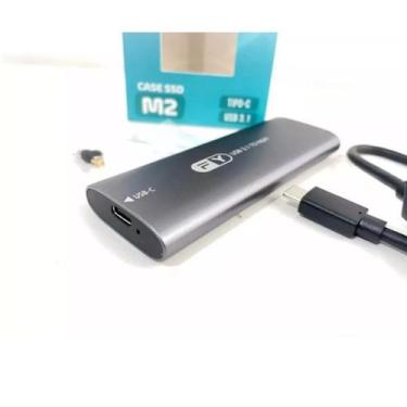 Imagem de Case Ssd M.2 E Sata Para Usb 3.1 E Type-c FY-855