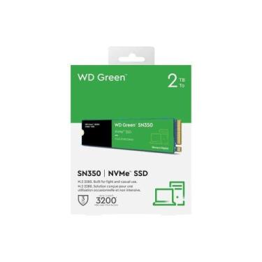 Imagem de HD SSD M.2 2TB NVME Western Digital Green SN350 WDS200T3G0C