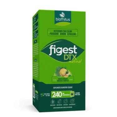 Imagem de Figest Detox Matinal Sabor Abacaxi Hortelã e Gengibre 240ml - Biofhitu