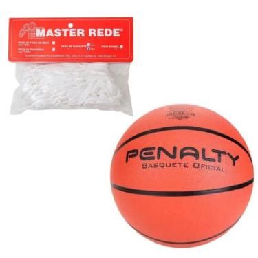 Imagem de Bola de Basquete Penalty Oficial Playoff IX Rede Basquete Master Rede 