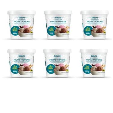 Imagem de 06 Base Sabor Fabricação Sorvetes Geladinhos Vários Sabores Alto Rendi