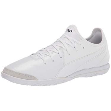 Imagem de PUMA Calçados de Futebol Masculinos, Puma Branco/Puma Branco/Puma Branco, 13.5 Women/12 Men
