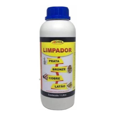 Imagem de Limpador Limpa Prata Bronze Cobre Latão Allchem 1 Litro
