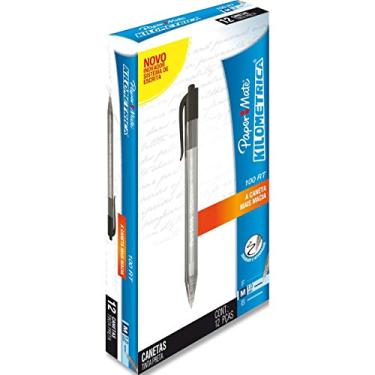 Imagem de Caneta Retrátil Kilometrica, Paper Mate, Preta