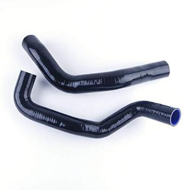 Imagem de LUXERAD 3 camadas 4,5 mm de alta temperatura Mangueira de radiador de silicone para F o rd Mustang GT Cobra '94-'95 (preto)