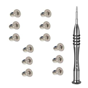 Imagem de Michaelia 12 peças M2 x 3 mm Prata Torx T5 Substituição Base Parafuso Base para Dell XPS 13 9343 9350 9360, XPS 15 9550 9560 Precision M5510+ 1 peça Torx T5 Chave de fenda