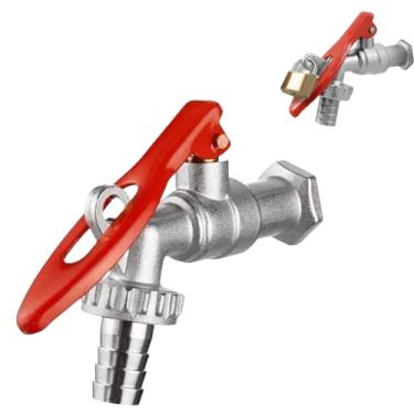 Imagem de Torneira Registro em Metal com Entrada para Cadeado Segurança com 1/4 Volta