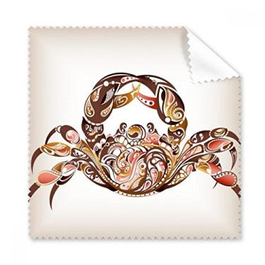 Imagem de Limpador de óculos de limpeza de organismo marinho design padrão de caranguejo 5 peças