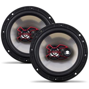 Imagem de Par de Alto Falantes Bravox B3X60 X Triaxial 6&quot; 50W RMS 4 Ohms