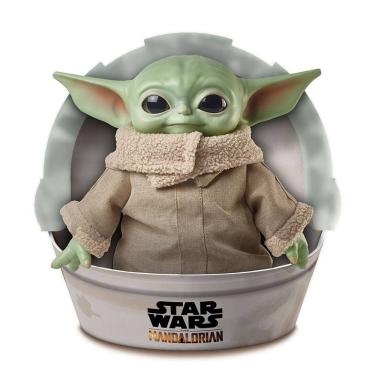 Imagem de Pelúcia Star Wars - Baby Yoda - 28cm - Disney - Mattel