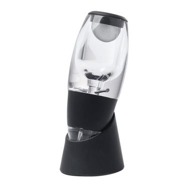 Imagem de Aerador para Vinho Brinox 2425/102 com Base em Acrílico - Incolor/Preto