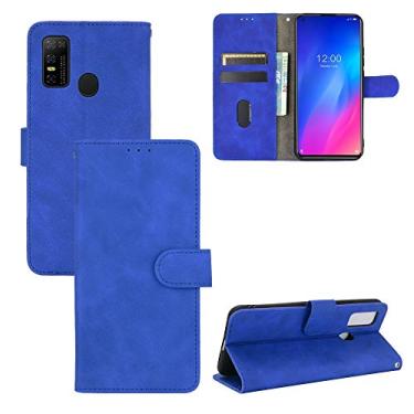 Imagem de HONGYAN Capa de telefone Para DooGee N30 Cor Sólida Cor Sinta Sinta Magnética Fivela Horizontal Flip Bezerro Textura PU Caixa De Couro Com Holder & Cart Slots & Carteira Capa protetora