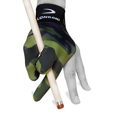 Imagem de LONGONI PISCINA Bilhar CUE GLOVE Fancy Military 1 para mão esquerda