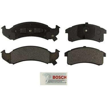 Imagem de Bosch BE505 conjunto de pastilhas de freio de disco azul para Buick, Cadillac, Chevrolet, Oldsmobile, e carros Pontiac e mini vans – dianteiro