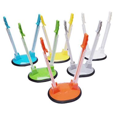 Imagem de Rack largo para suporte de saco Ziploc, suporte de saco de preparação de alimentos e freezer, pacote com 6/6 cores