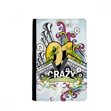 Imagem de Porta-passaporte estéreo colorido cultura urbana grafite notecase burse carteira capa porta-cartão, Multicolor
