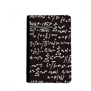 Imagem de Resumir fórmulas matemáticas figura cálculo porta-passaporte Notecase Burse carteira capa porta-cartão, Multicolor