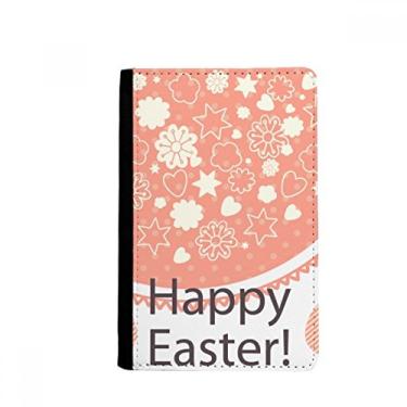 Imagem de Feliz Páscoa Festival Bonito Colorido Ovo Flor Passaporte Notecase Burse Carteira Carteira Carteira Cartão Bolsa, Multicolor