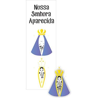 Imagem de Stencil de Acetato para Pintura OPA Simples 10 x 30 cm - 2162 Nsa. Sra. Aparecida Infantil