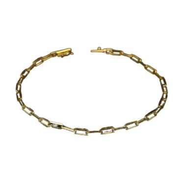 Imagem de Pulseira Tijolinho de quina 3mm moeda antiga