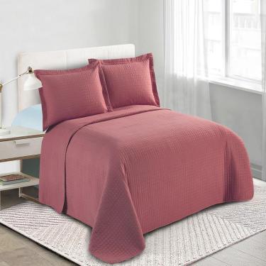 Imagem de Kit Colcha Loft Camesa 3 Peças Queen 240X260 Vermelho