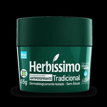 Imagem de Desodorante Creme Antitranspirante Tradicional Herbissimo 55G - Herbís