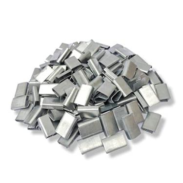 Imagem de Selo Metálico Para Fita Cinta Arquear Pet Verde 16mm 1 kg