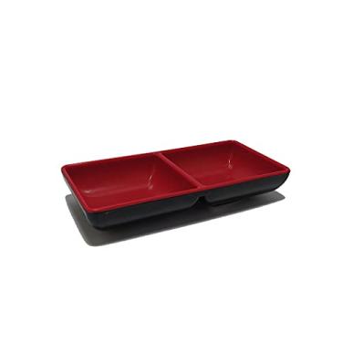 Imagem de PETISQUEIRA MELAMINA DUPLO 14,5X7CM CA09332 / UN/CASITA