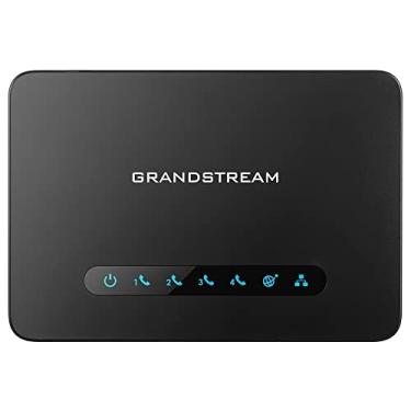 Imagem de Grandstream GS-HT814 4 portas Ata com 4 portas Fxs e roteador Gigabit NAT e dispositivo Voip, preto