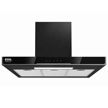 Imagem de Coifa e Depurador de Parede Eos 90cm Touch Inox Preta 220v