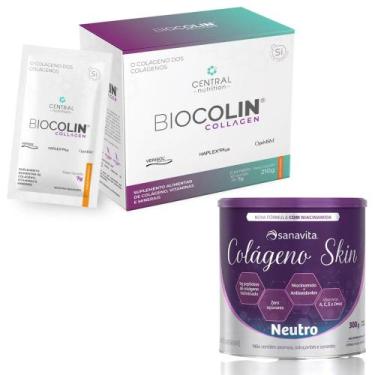 Imagem de Kit Biocolin - Collagen - 7G 30 Sachês - Central Nutrition + Colágeno
