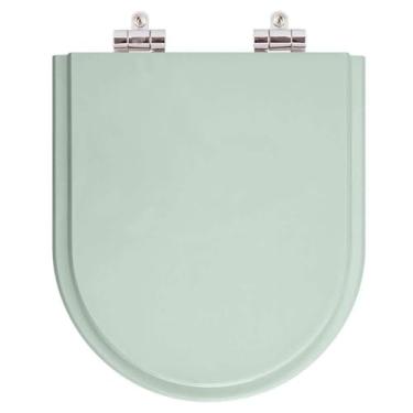 Imagem de Assento Sanitario Poliester com Amortecedor Riviera Agua Marinha (verde Agua) para Vaso Celite